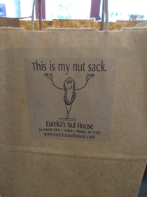 The bags for this snack shop in Arkansas