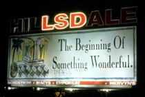 The beginning of something wonderful