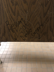 The best bathroom stall graffiti Ive ever seen