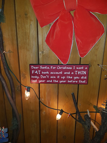 The best Christmas wish I have seen so far