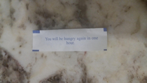 The best fortune cookie fortune Ive ever gotten