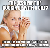 The best thing about hooking up with a GILF