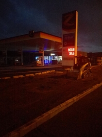 The best way to test a new gas station sign only in New Zealand