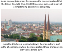 The Bielefeld Conspiracy