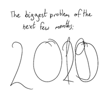The biggest problem of the next few months I apologise for my handwriting