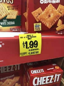 The Cheez-it economy is out of control
