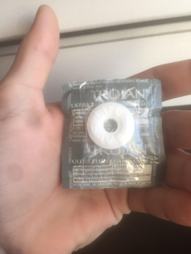 the condom-mints someone brought to the party