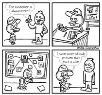 the customer is always right