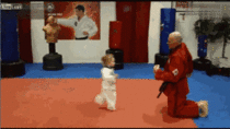 The cutest thing Ive seen in awhile little martial artist