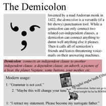The demicolon