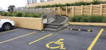 The Dennys in my town is still a little confused of how Disabled spots work