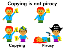 The difference between copying and piracy