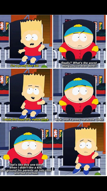 The difference between the Simpsons and South Park