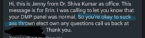 The doctor had an unfortunate typo to my wife