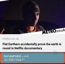 The earth is flat oops nvm