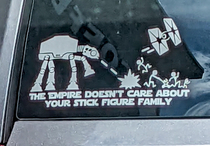 The Empire doesnt care about your stick figure family