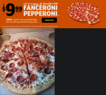 The Fanceroni Pepperoni from little Caesars is just a  hot n ready advertised as a  pizza