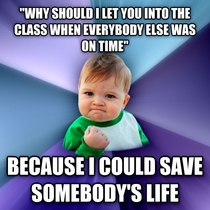 The first aid instructor tried to shame me in front of everybody The class burst into laughter
