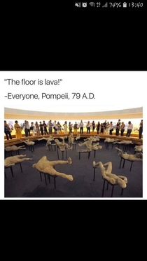 The floor is lava