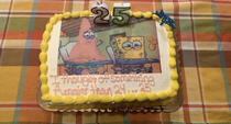 The funniest birthday cake that my sister got me