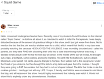 The funniest squid game review yet