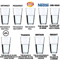 The glass