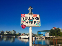 the helpful sign in Vancouver