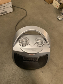 The highest space heater I ever met