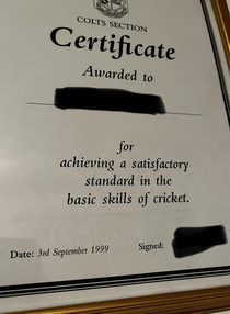 The holy grail of participation awards