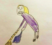 The homework was Draw your mommy