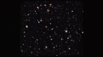 The Hubble Ultra-Deep Field as seen from Earth