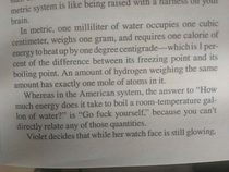 The imperial system vs the metric system