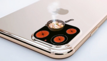 The iPhone  battery life is going to take a major hit with a mini electric stove top