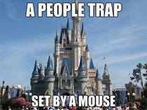 The irony of disney