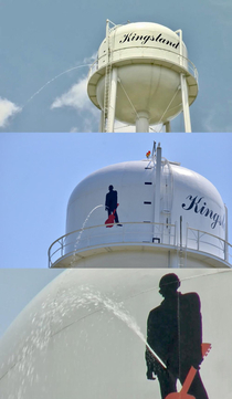 The Johnny Cash water tower in Arkansas has been shotJohnny would have approved