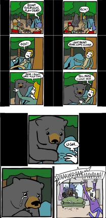 The kindness of da bear