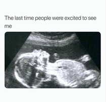 The last time