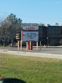 The local bowling alley double entendre