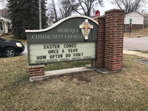 The local church by my house just updated their sign