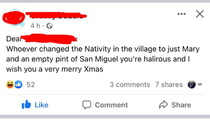The local Facebook group has some fun posts around Christmas