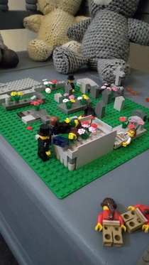 The local funeral home has the most depressing lego ever