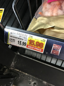 The local grocery store had a sale