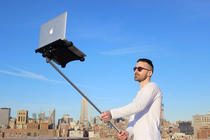 The macbook selfie stick 