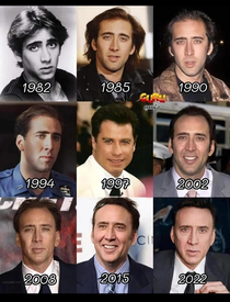 the man doesnt age