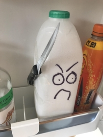 The milk went bad