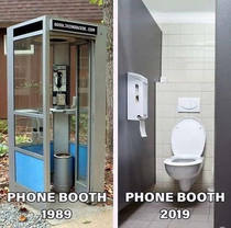 The modern phone booth