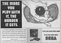 The more You play with it old Sega ad