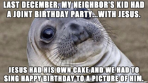 The most awkward birthday party ever