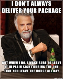 The most interesting delivery driver in the world