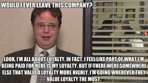 The most loyal employee